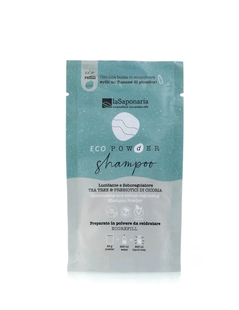 Eco-Shampoo in polvere lucidante e seboregolatore TEA TREE 25g