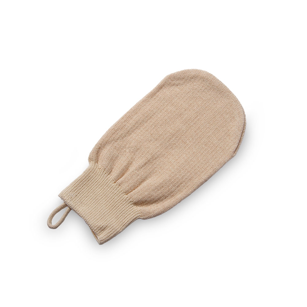 Manopola Esfoliante Viso RAMEA - in Cotone Bio e Rame