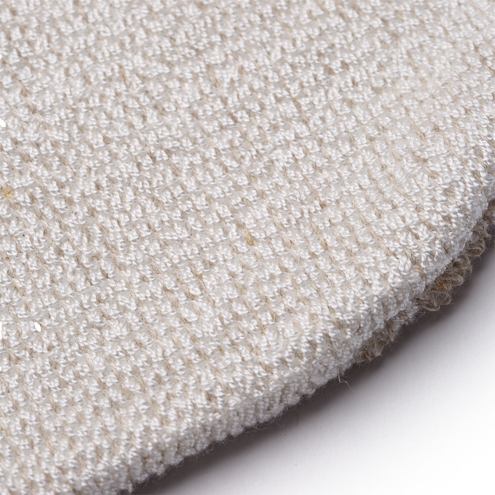 Manopola double face Esfoliante e Detergente Corpo DOREA - in Lino e Bambù - immagine 4