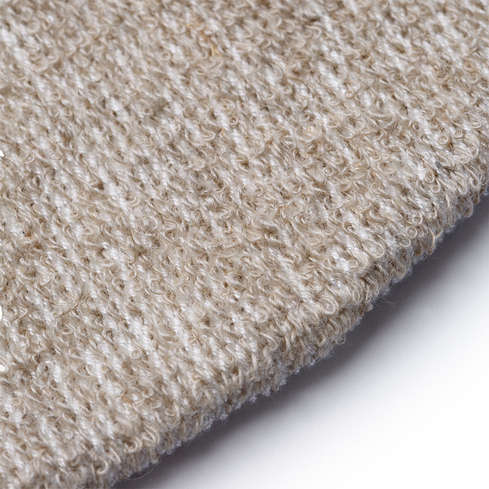 Manopola double face Esfoliante e Detergente Corpo DOREA - in Lino e Bambù - immagine 3