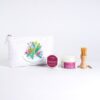 Kit “Rituale Antiage & Viso Radioso” con beauty pochette green