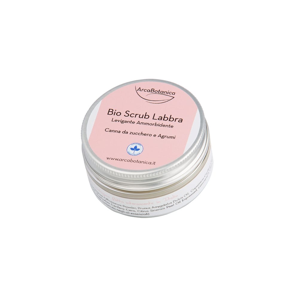 Bio Scrub Labbra Levigante Canna da Zucchero e Agrumi - 25 ml