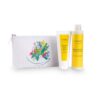 Kit "Agrumi per Doccia & Mani" con beauty pochette green