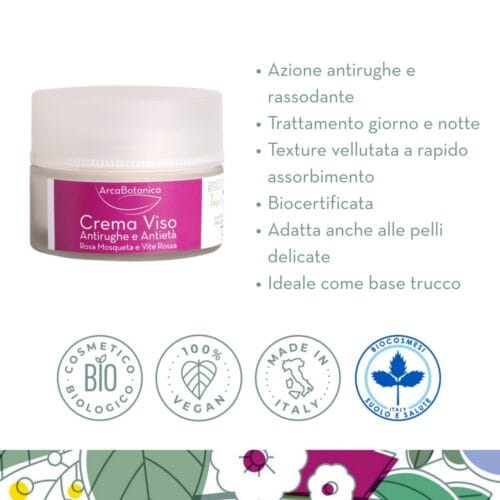 Alternative view of Crema Viso Antirughe e Antietà Rosa Mosqueta e Vite Rossa - 50 ml