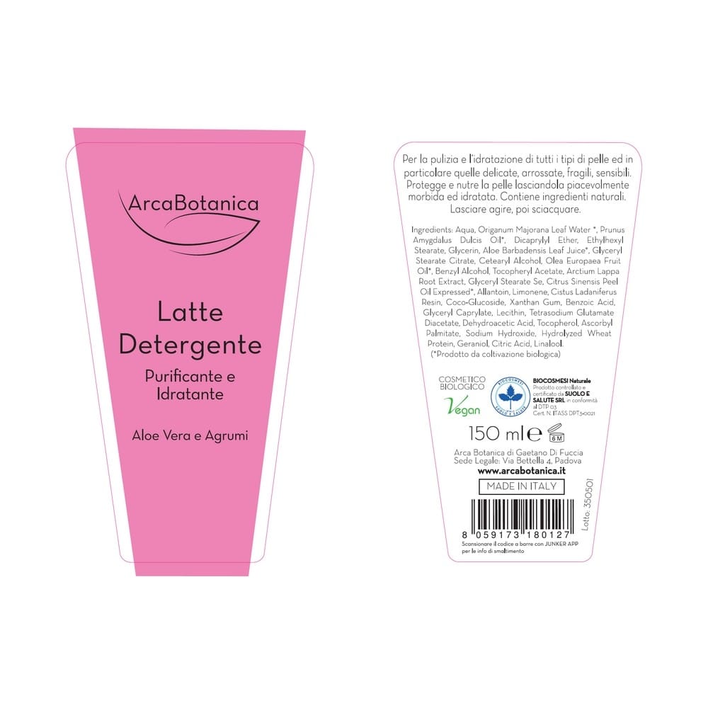 Latte detergente Aloe Vera e Agrumi - 150 ml - immagine 5