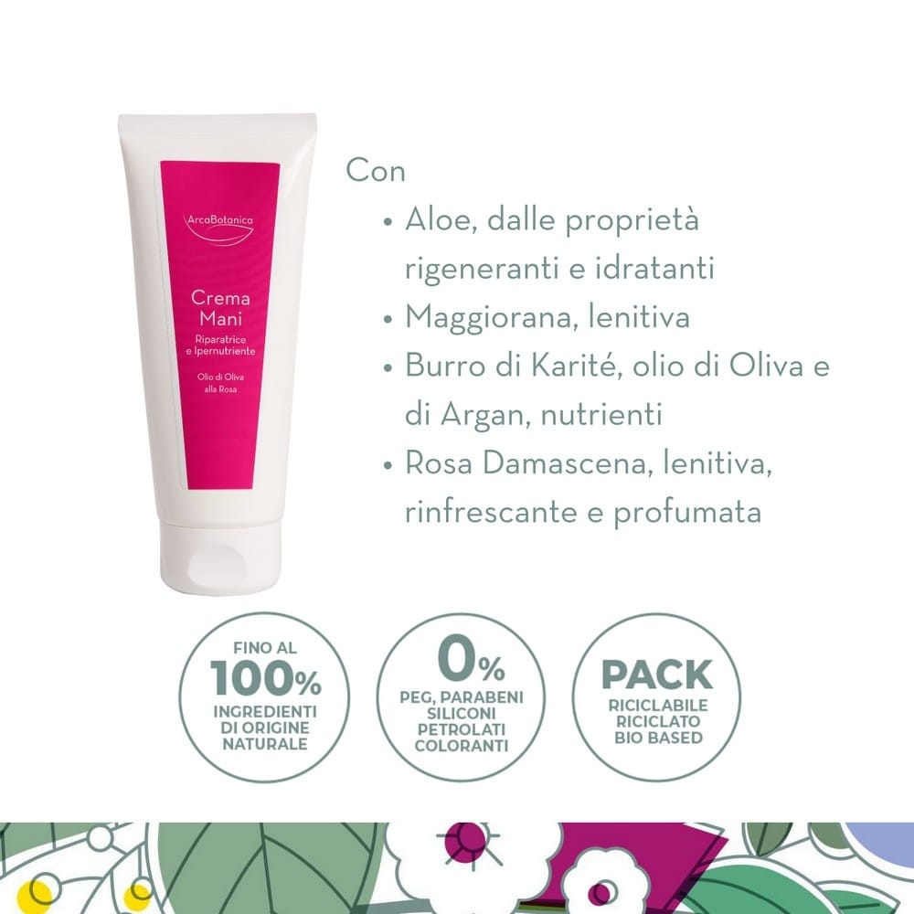 Crema Mani BIO Ipernutriente alla Rosa - 100 ml - immagine 3