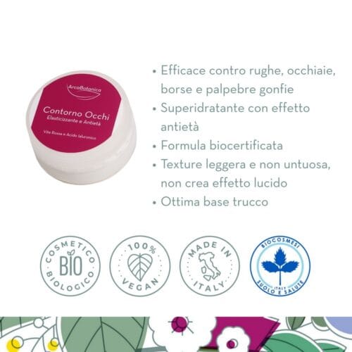 Alternative view of Bio Crema Contorno Occhi Vite Rossa e Acido Ialuronico - 15 ml