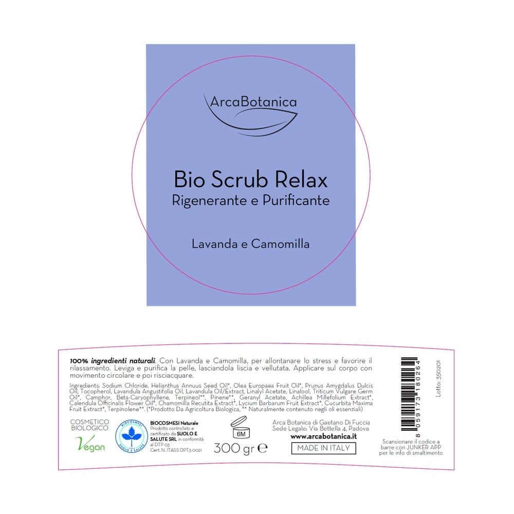 Bio Scrub Relax - Lavanda e Camomilla - 300 gr - immagine 5