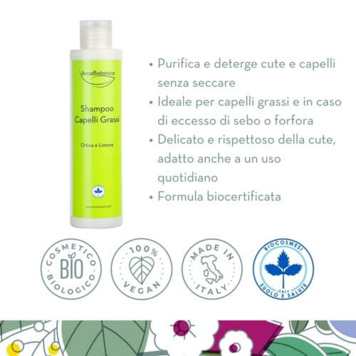 Alternative view of Shampoo Capelli Grassi Ortica e Limone - 200 ml