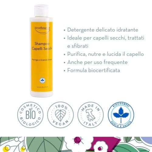 Alternative view of Shampoo Capelli Secchi Moringa e Arancio - 200 ml