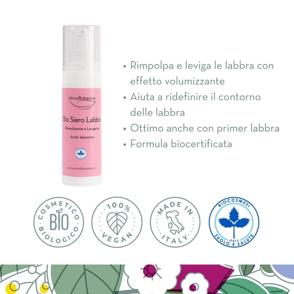 Bio Siero Labbra Rimpolpante e Levigante Acido Ialuronico - 30 ml - immagine 2