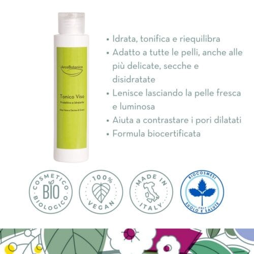 Alternative view of Tonico Viso Aloe Vera e Germe di Grano 100 ml
