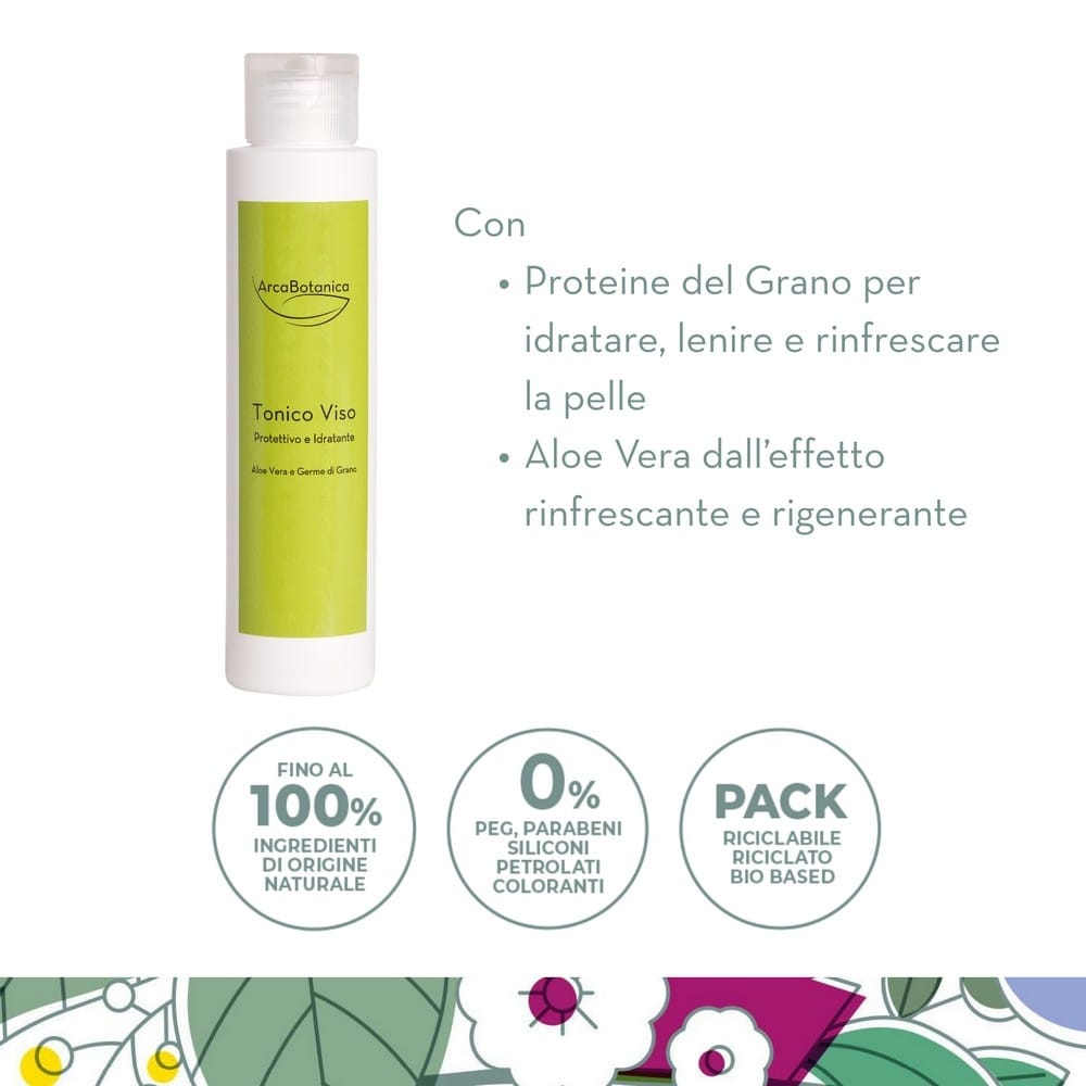 Tonico Viso Aloe Vera e Germe di Grano 100 ml - immagine 3